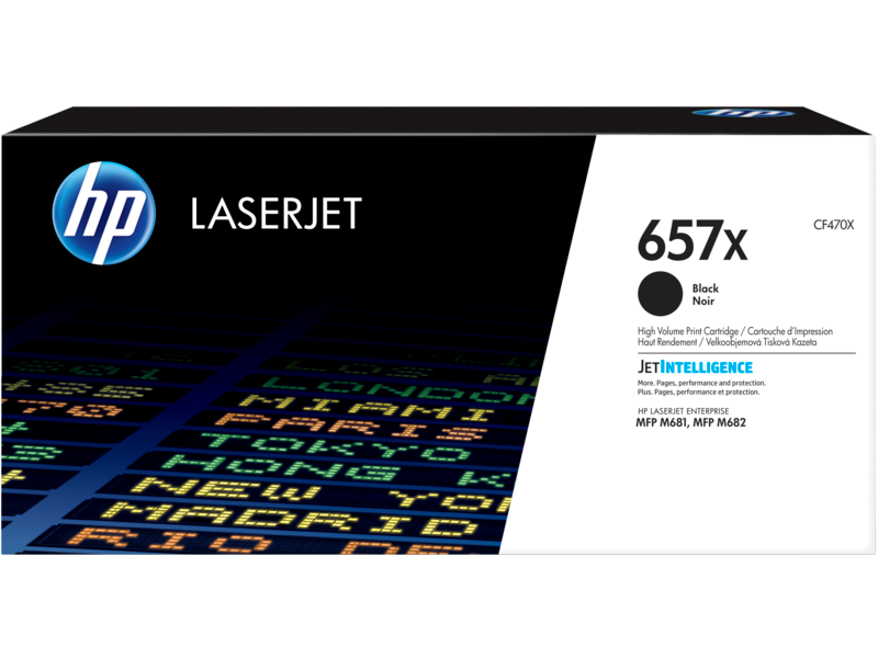 OEM HP 657X (CF470X) Toner Cartridge, Black, 28K High Yield