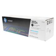 OEM HP 202A (CF500A) Toner Cartridge, Black, 1.4K Yield