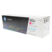 OEM HP 202A (CF503A) Toner Cartridge, Magenta, 1.3K Yield