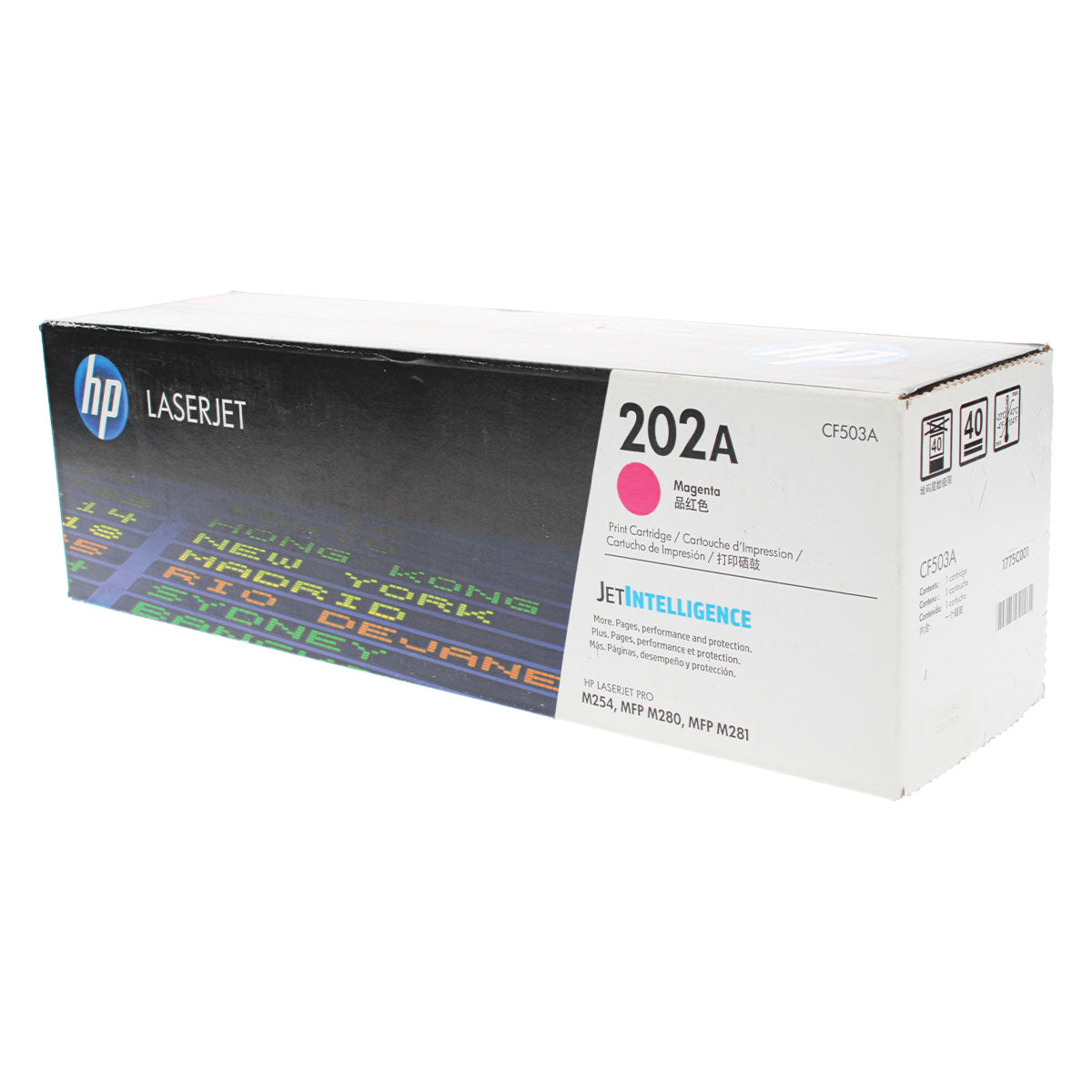 OEM HP 202A (CF503A) Toner Cartridge, Magenta, 1.3K Yield