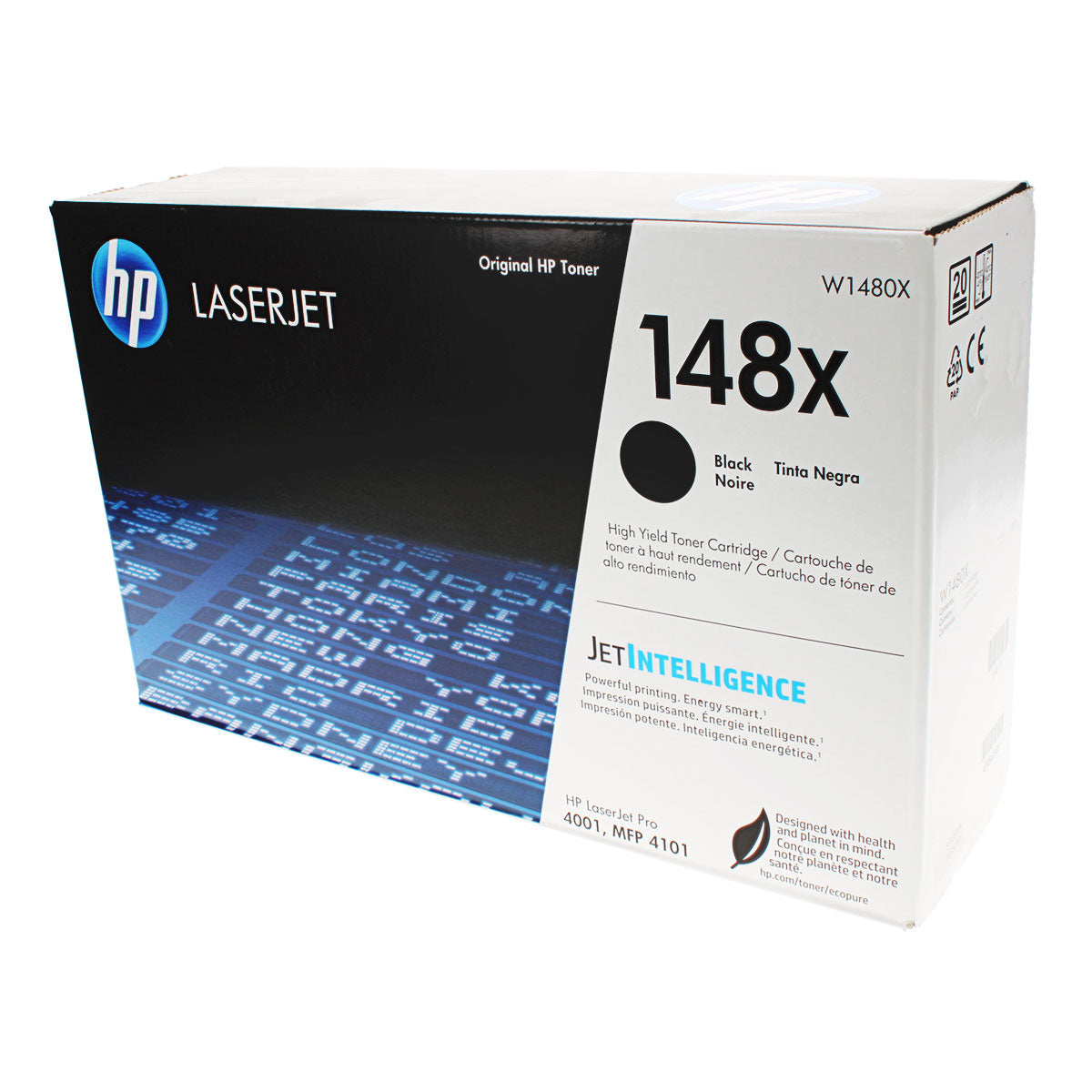 OEM HP (W1480X) Toner Cartridge, Black, 9.5K Yield
