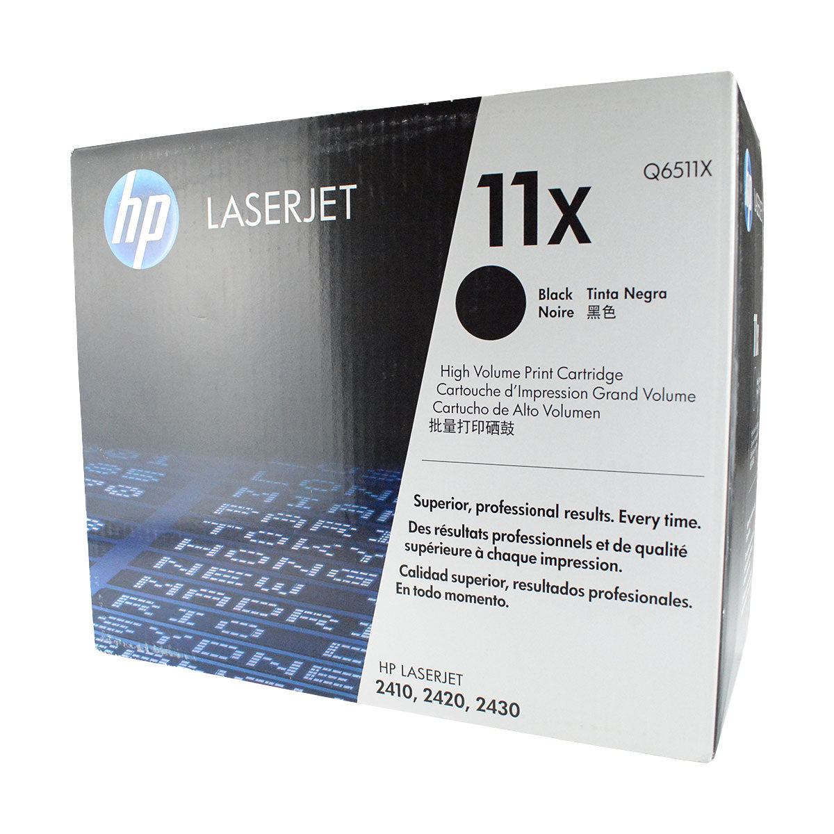 OEM HP 11X (Q6511X) Toner Cartridge, Black, 12K High Yield
