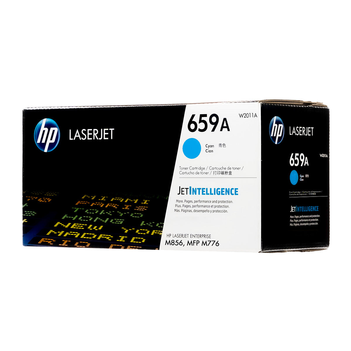 OEM HP 659A (W2011A) Toner Cartridge, Cyan, 13K Yield