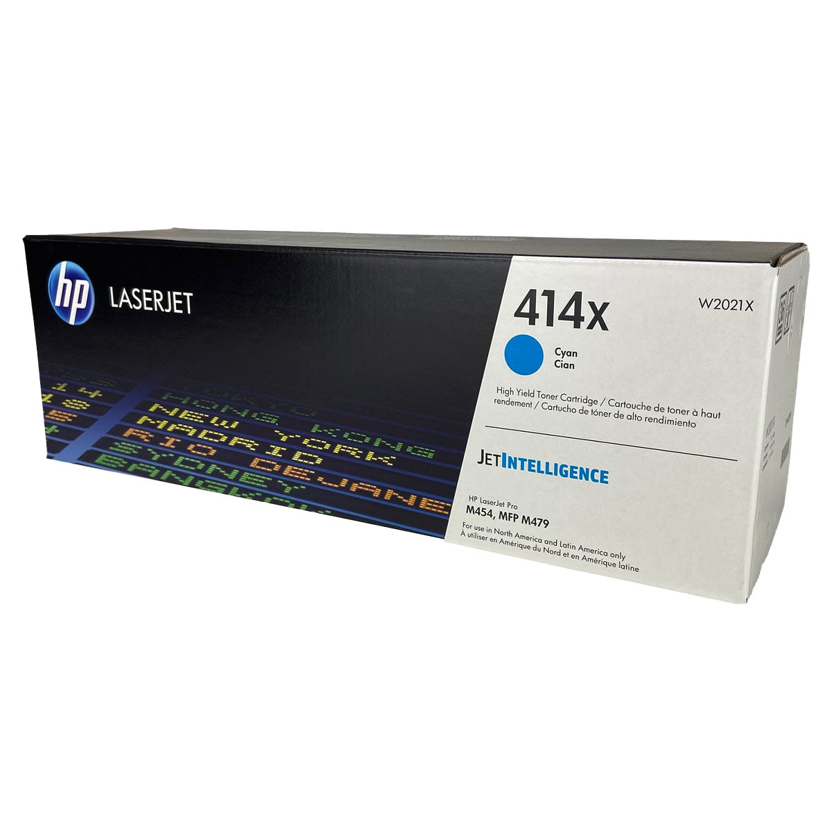 OEM HP 414X (W2021X) Toner Cartridge, Cyan, 6K High Yield