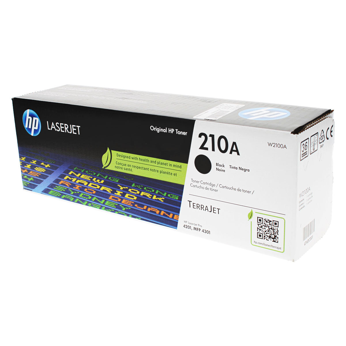 OEM HP (W2100A) Toner Cartridge, Black, 2K Yield