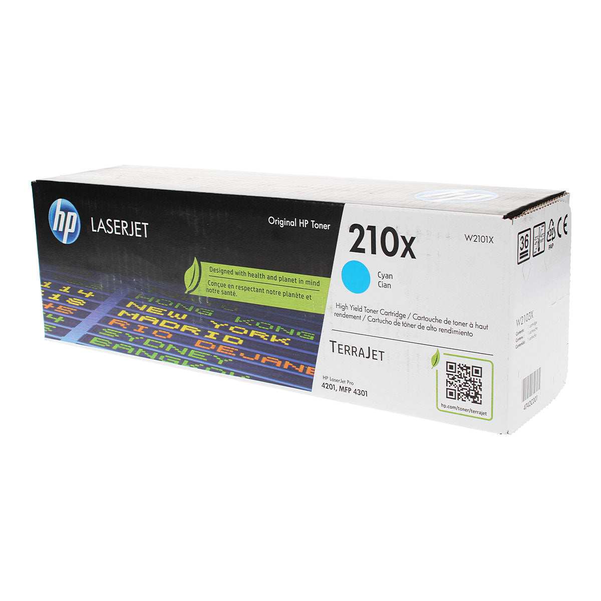 OEM HP . (W2101X) Toner Cartridge, Cyan, 5.5K Yield