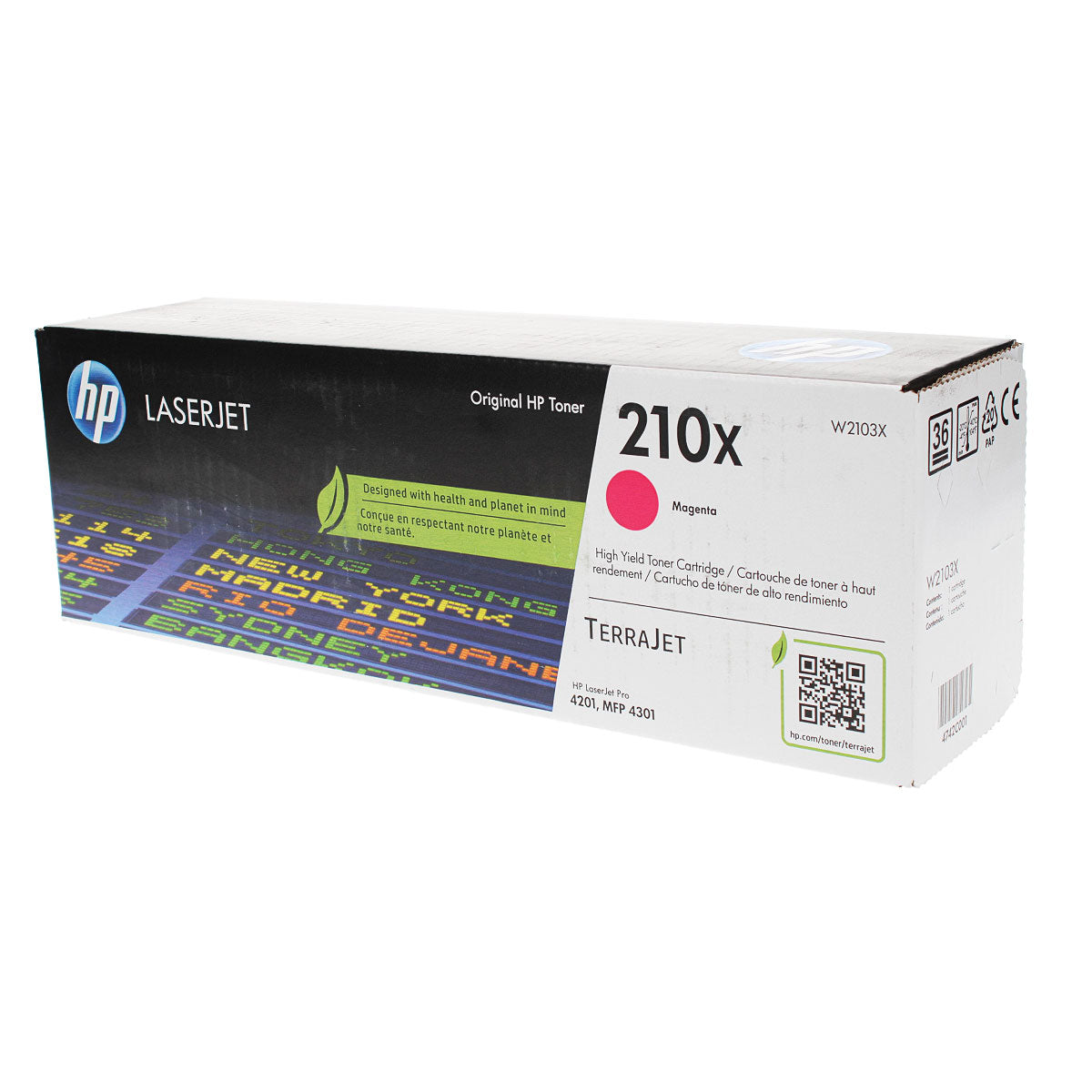 OEM HP (W2103X) Toner Cartridge, Magenta, 5.5K Yield