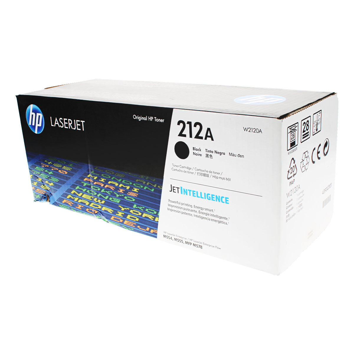OEM HP 212A (W2120A) Toner Cartridge, Black, 5.5K Yield
