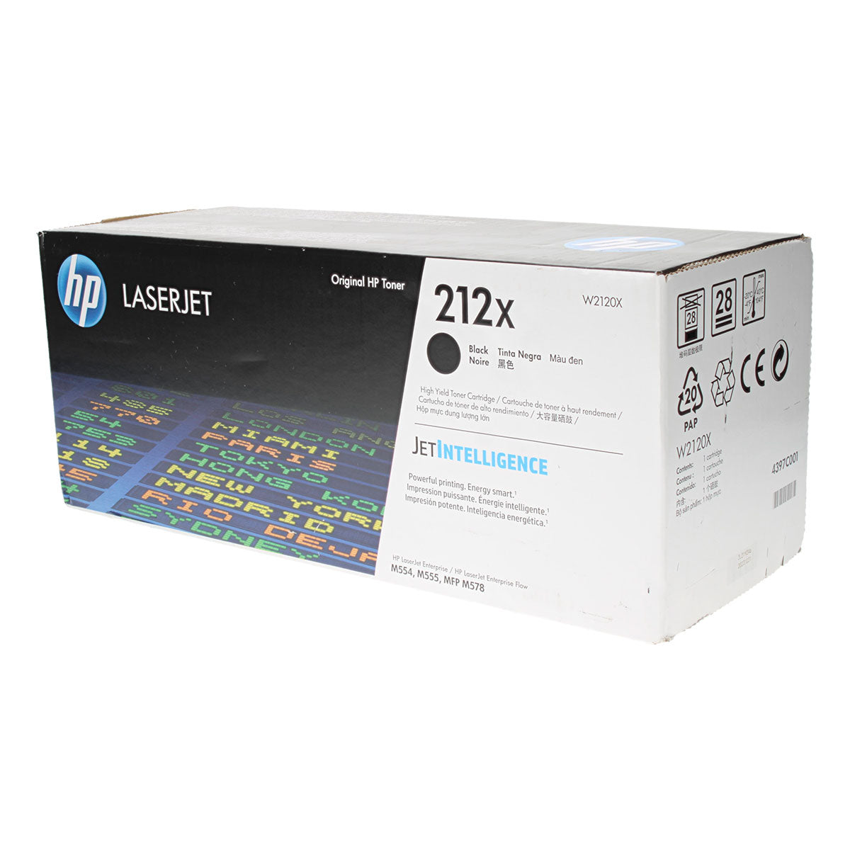OEM HP (W2120X) Toner Cartridge, Black, 13K Yield