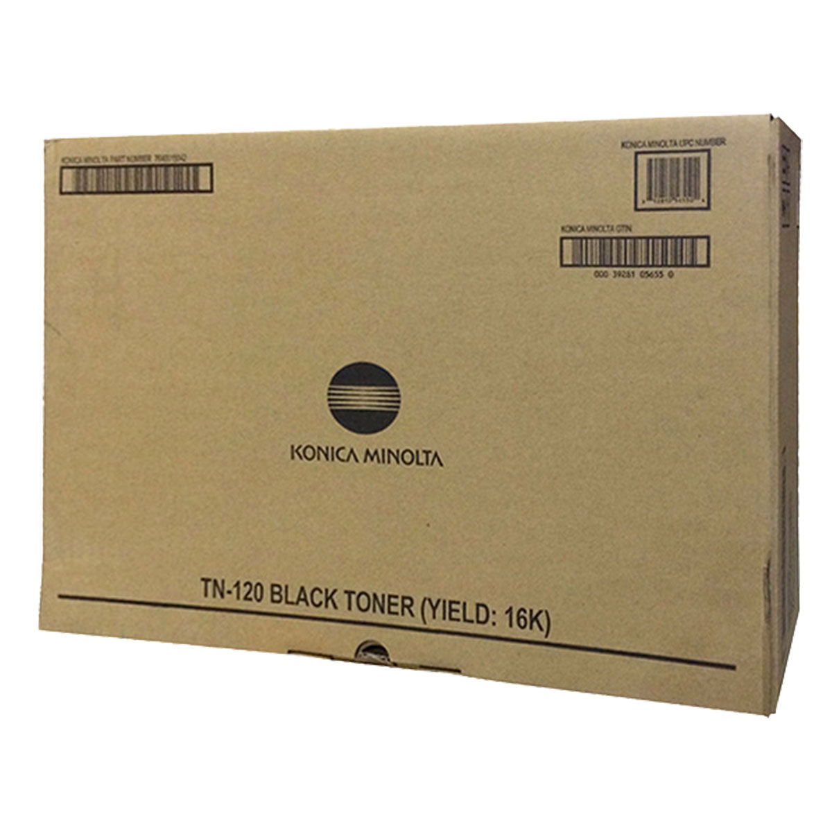 OEM Konica Minolta TN120 (7640015042) Toner Cartridge, Black, 16K Yield