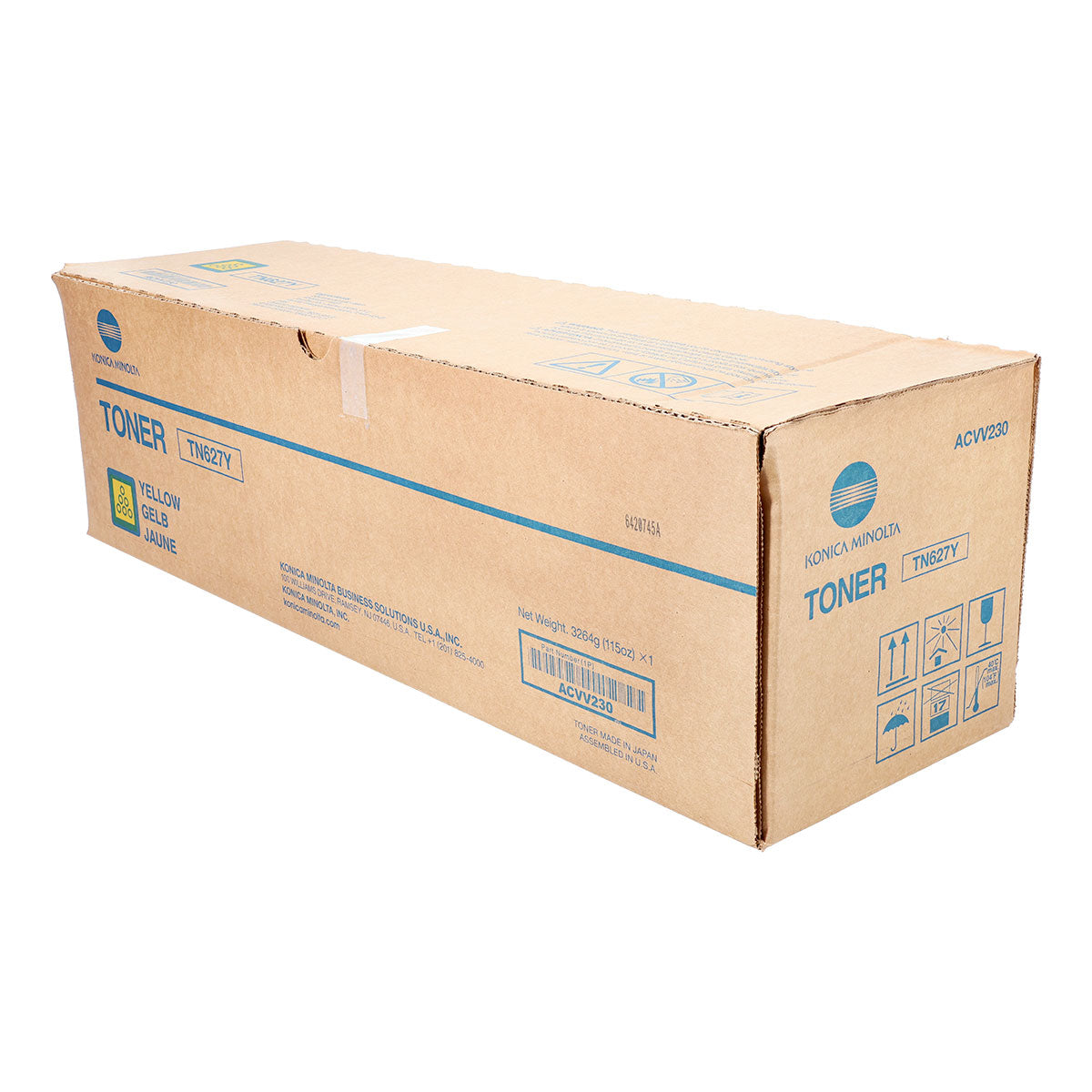 OEM Konica Minolta TN622C (A5E7430) Toner Cartridge, Cyan, 95K Yield