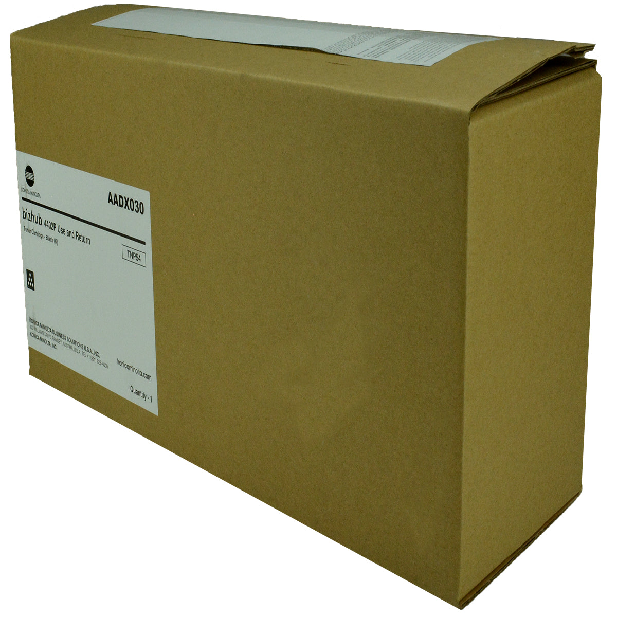 OEM Konica Minolta TNP54 (AADX030) Toner Cartridge, Black, 25K Yield, Return Program