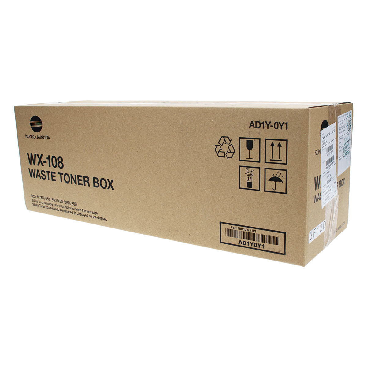 OEM Konica Minolta (AD1Y0Y1) Waste Toner Container, 300K Yield