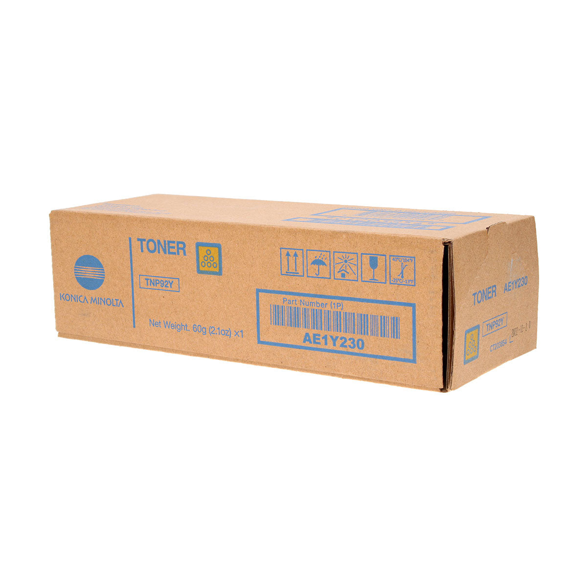 OEM Konica Minolta TNP92Y (AE1Y230) Toner Cartridge, Yellow, 4K Yield