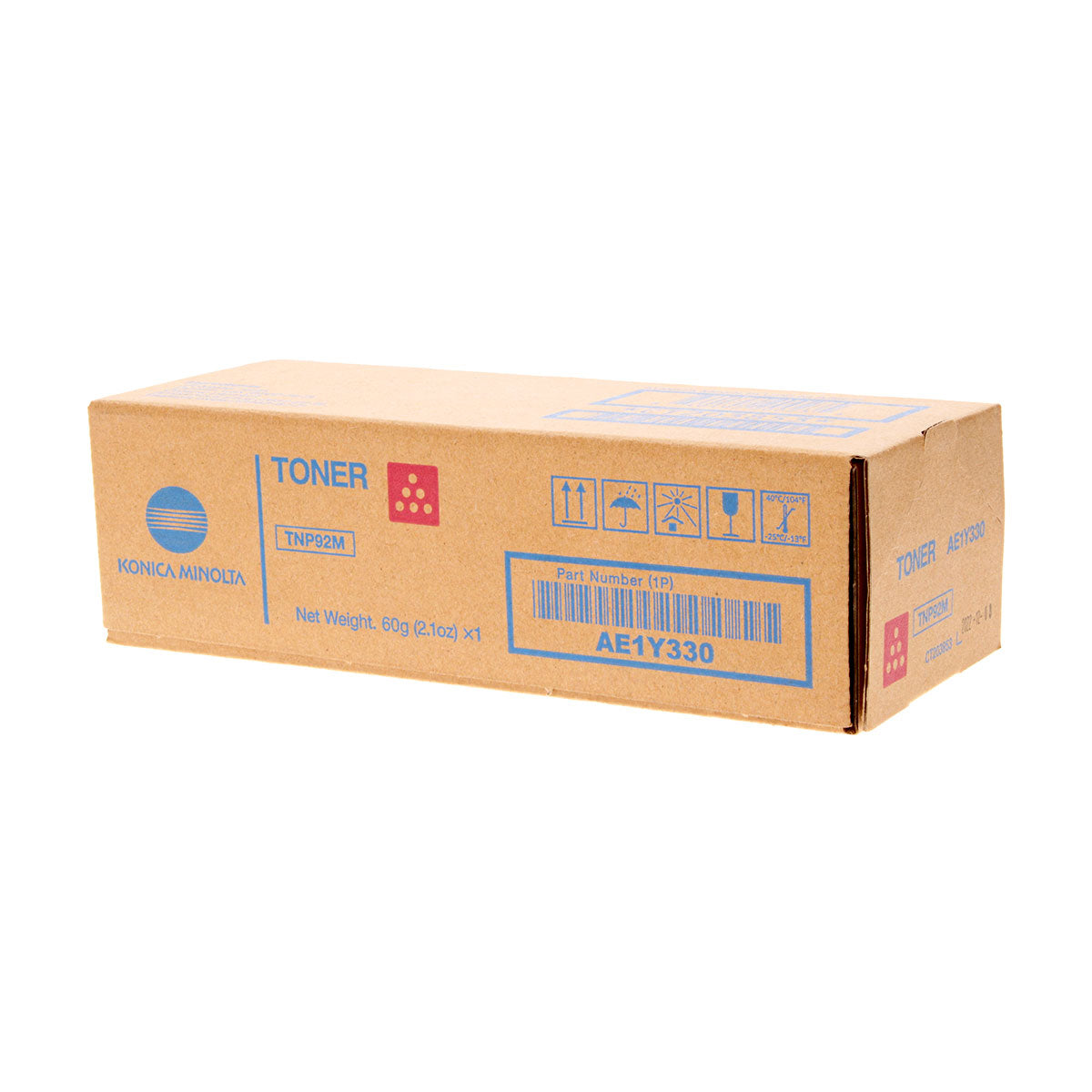 OEM Konica Minolta TNP92M (AE1Y330) Toner Cartridge, Magenta, 4K Yield
