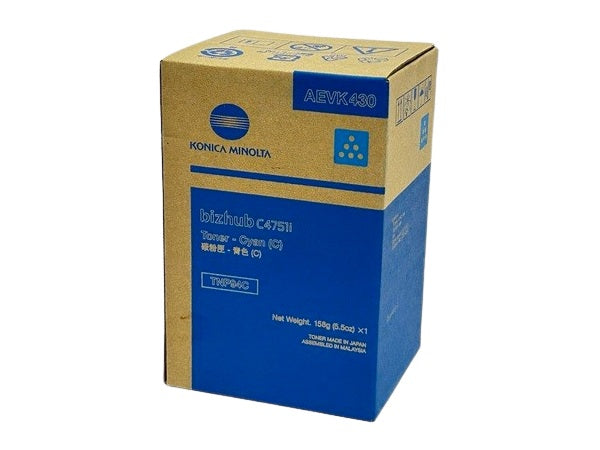 OEM Konica Minolta TNP94C (AEVK430) Toner Cartridge, Cyan, 9K Yield