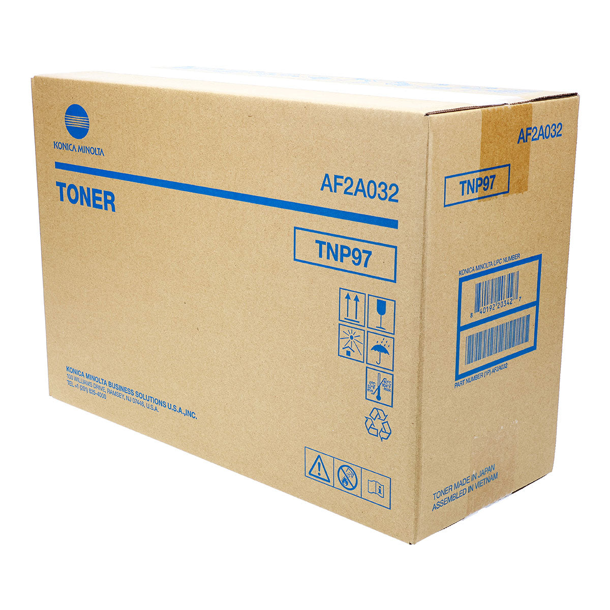 OEM Konica Minolta TNP97 (AF2A032) Toner Cartridge, Black, 11K Yield