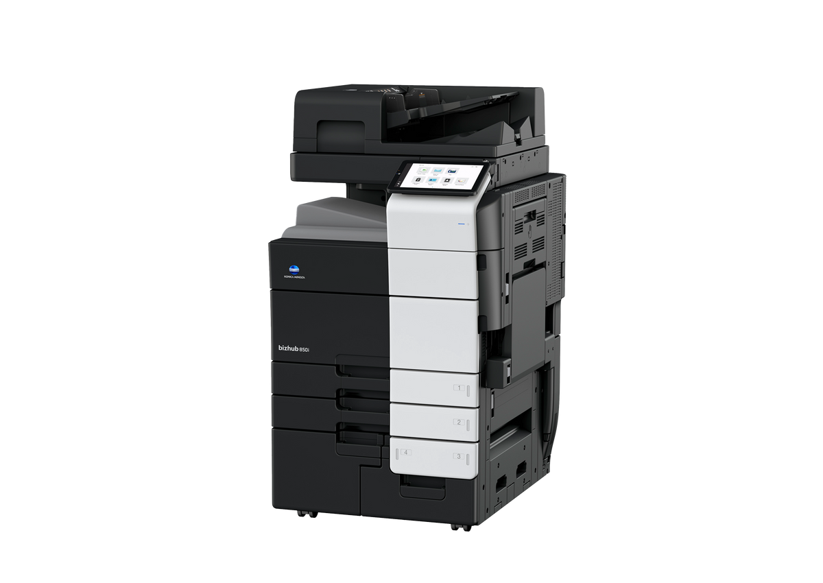 Konica Minolta bizhub 850i black-and-white multifunction copier - manufacturer studio image