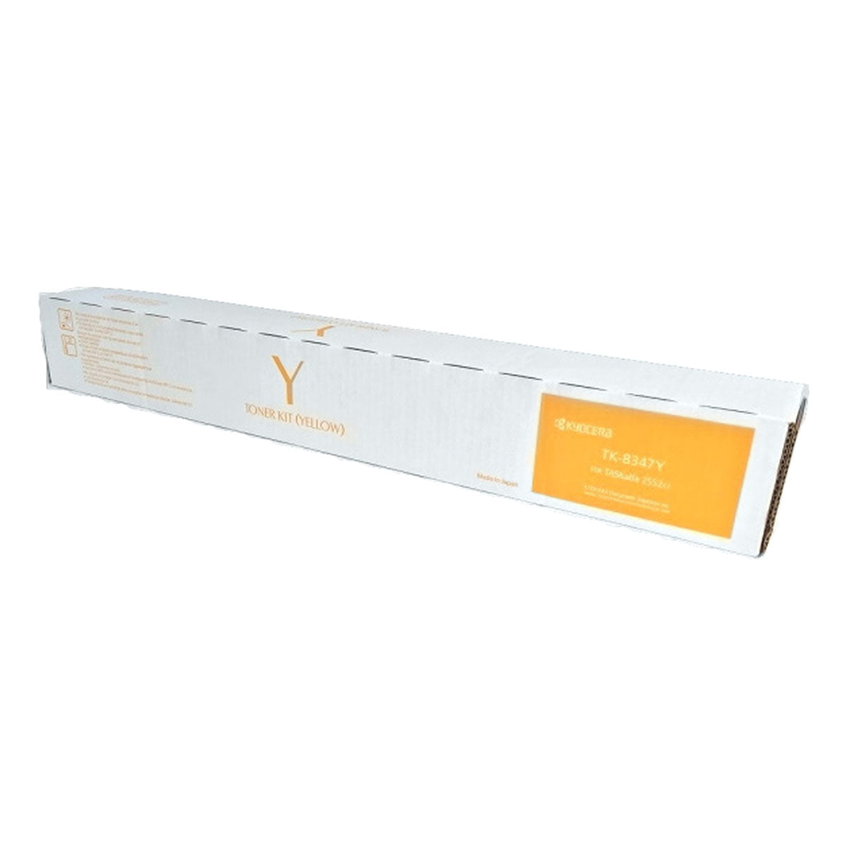 OEM Kyocera Mita TK-8347Y (1T02L7AUSX) Toner Cartridge, Yellow, 12K Yield