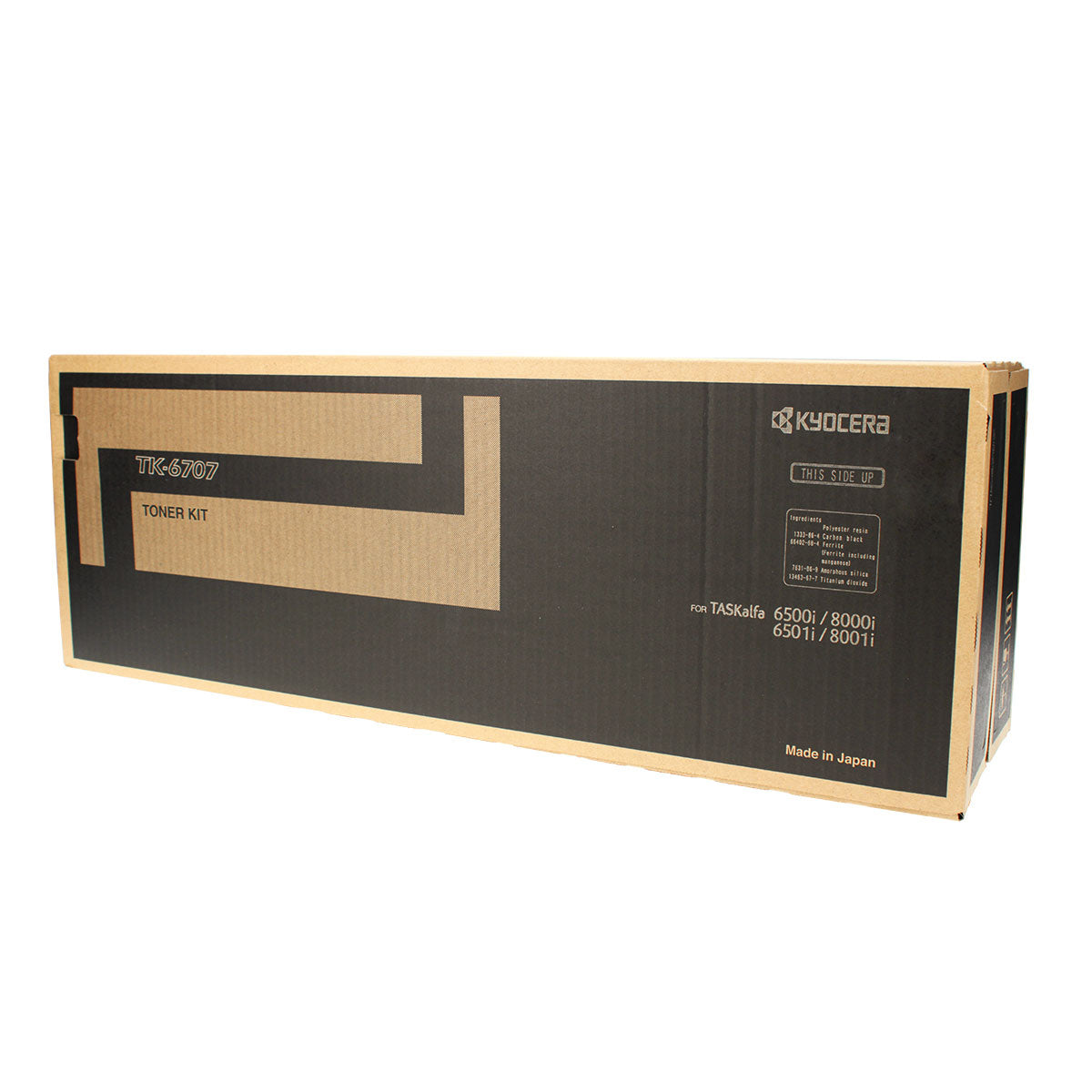 OEM Kyocera Mita TK-6707K (1T02LF0US0) Toner Cartridge, Black, 70K Yield