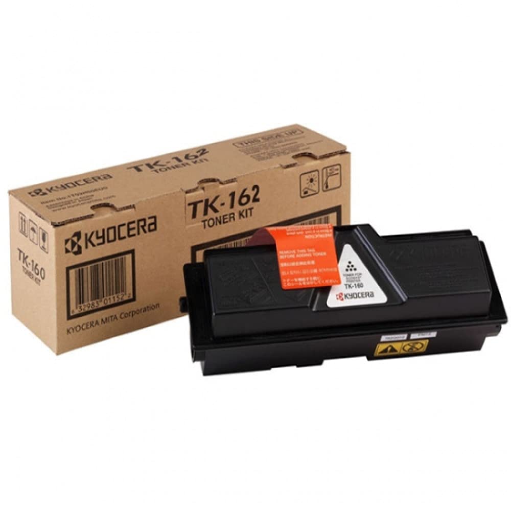 OEM Kyocera Mita TK-162 (1T02LY0US0) Toner Cartridge, Black, 2.5K Yield
