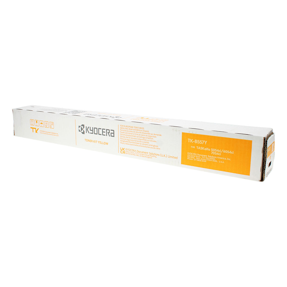 OEM Kyocera Mita TK-8557Y (1T02XCAUS0, 1T02XCAUSX) Toner Cartridge, Yellow, 24K Yield