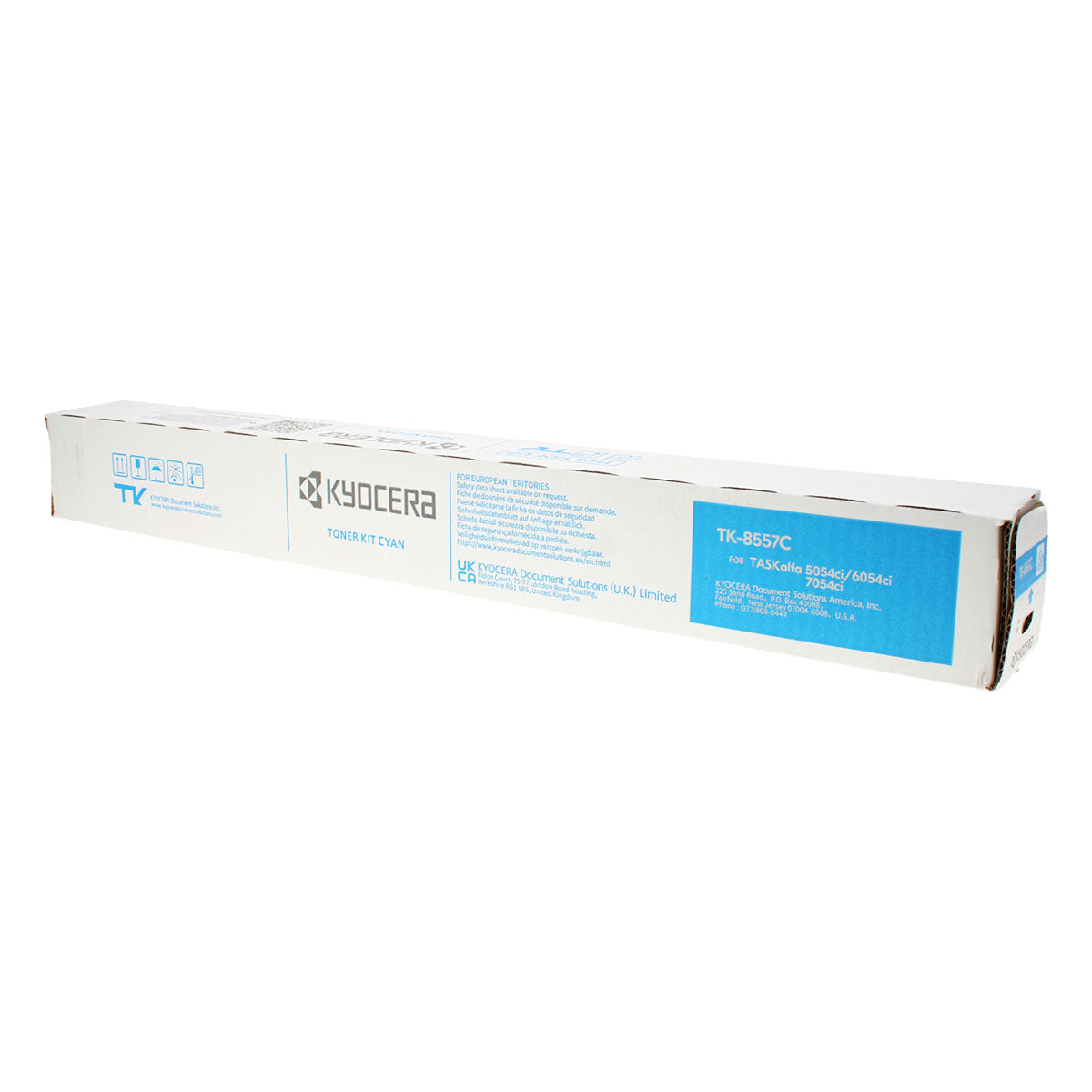 OEM Kyocera Mita TK-8557C (1T02XCCUS0, 1T02XCCUSX) Toner Cartridge, Cyan, 24K Yield