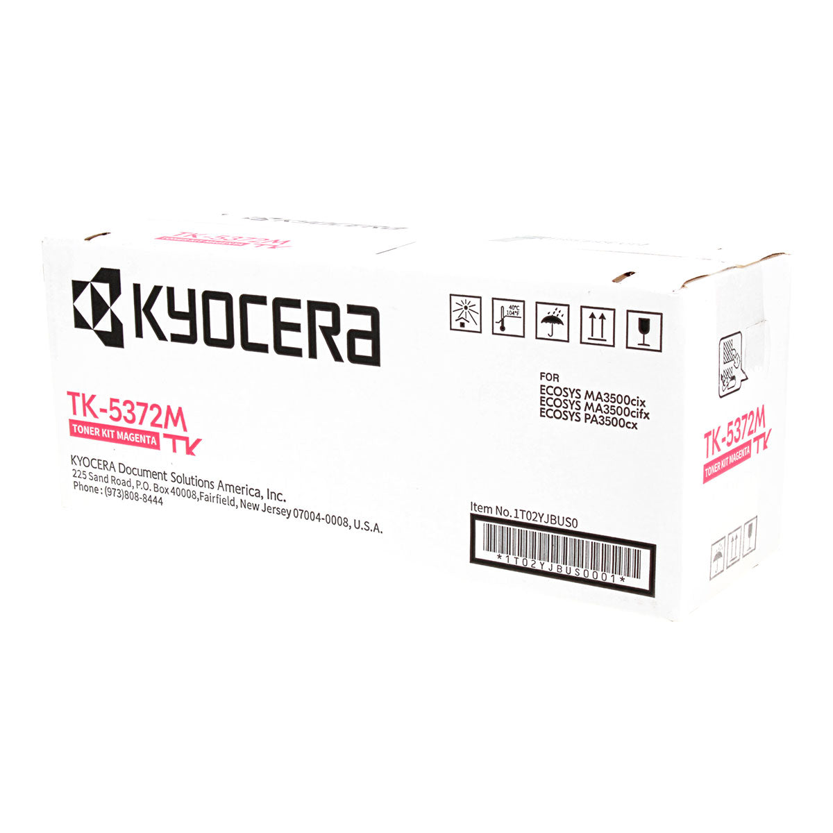 OEM Kyocera Mita TK-5372M (1T02YJBUS0) Toner Cartridge, Magenta, 5K Yield