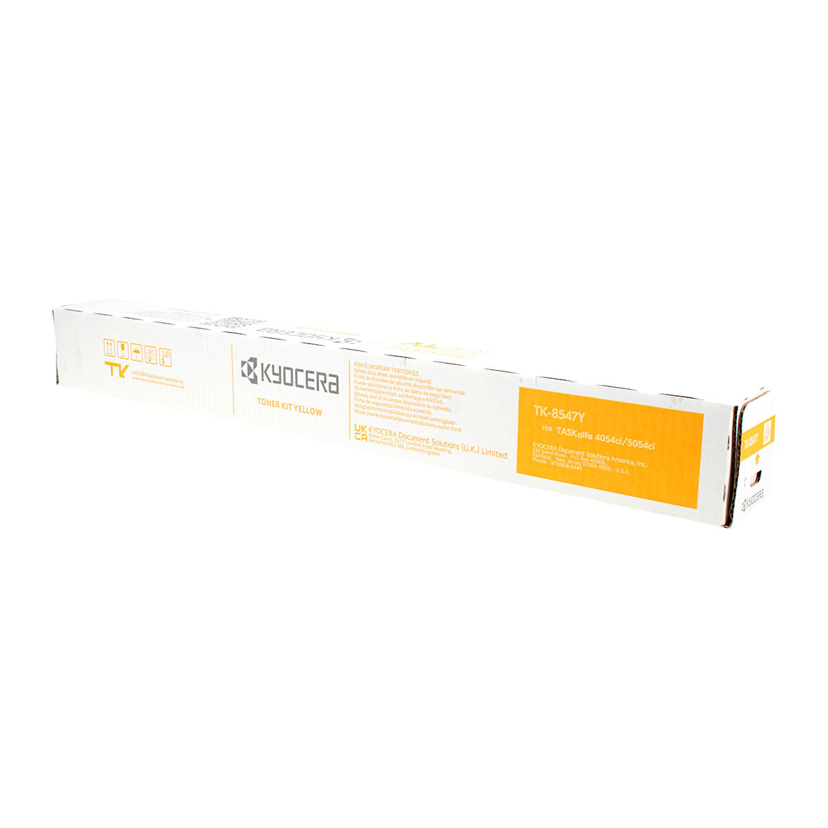OEM Kyocera Mita TK-8547Y (1T02YMAUS0, 1T02YMAUSX) Toner Cartridge, Yellow, 20K Yield