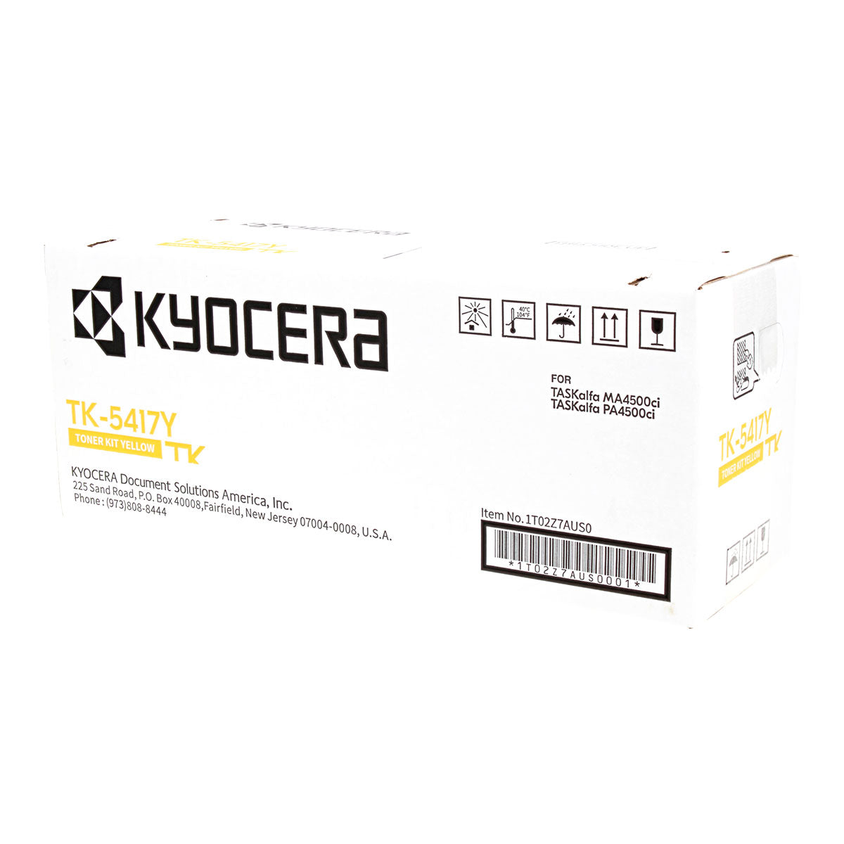 OEM Kyocera Mita TK-5417Y (1T02Z7AUS0) Toner Cartridge, Yellow, 13K Yield