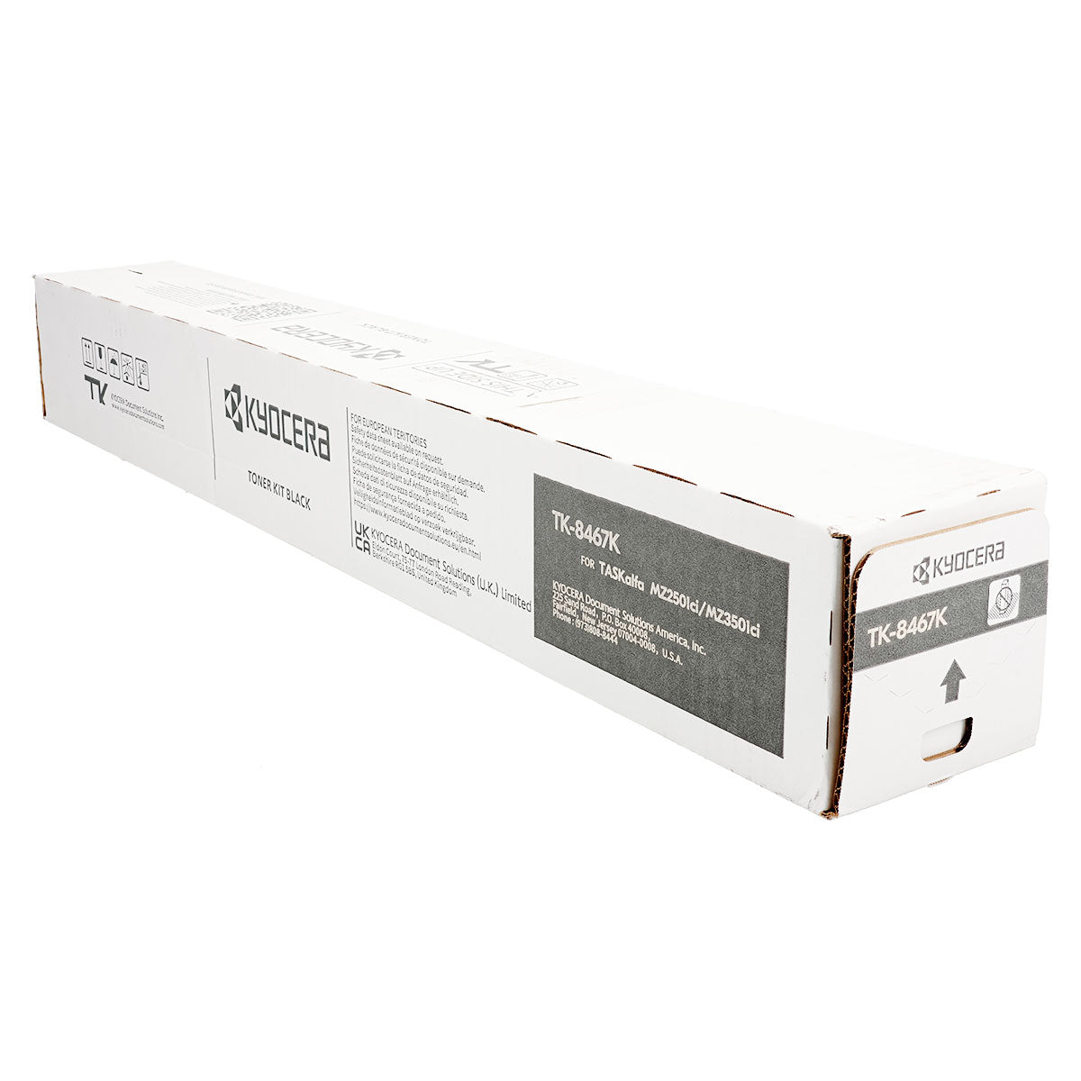 OEM Kyocera Mita TK-8467K (1T0C2L0US0) Toner Cartridge, Black, 30K Yield