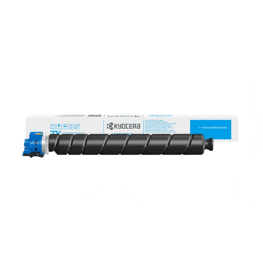 OEM Kyocera Mita TK-8467C (1T0C2LCUS0) Toner Cartridge, Cyan, 20K Yield