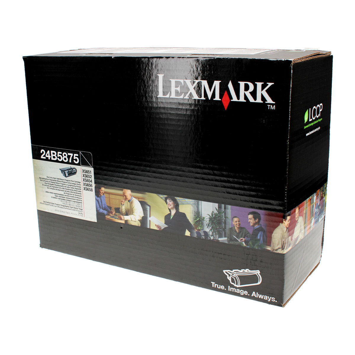 OEM Lexmark (24B5875) Toner Cartridge, Black, 30K High Yield