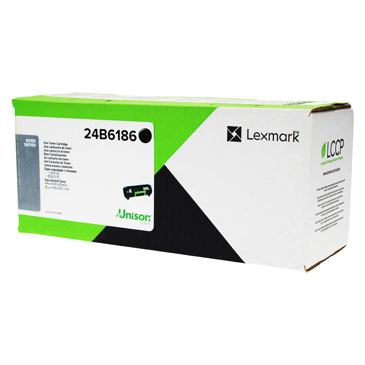 OEM Lexmark (24B6186) Toner Cartridge, Black, 16K Yield