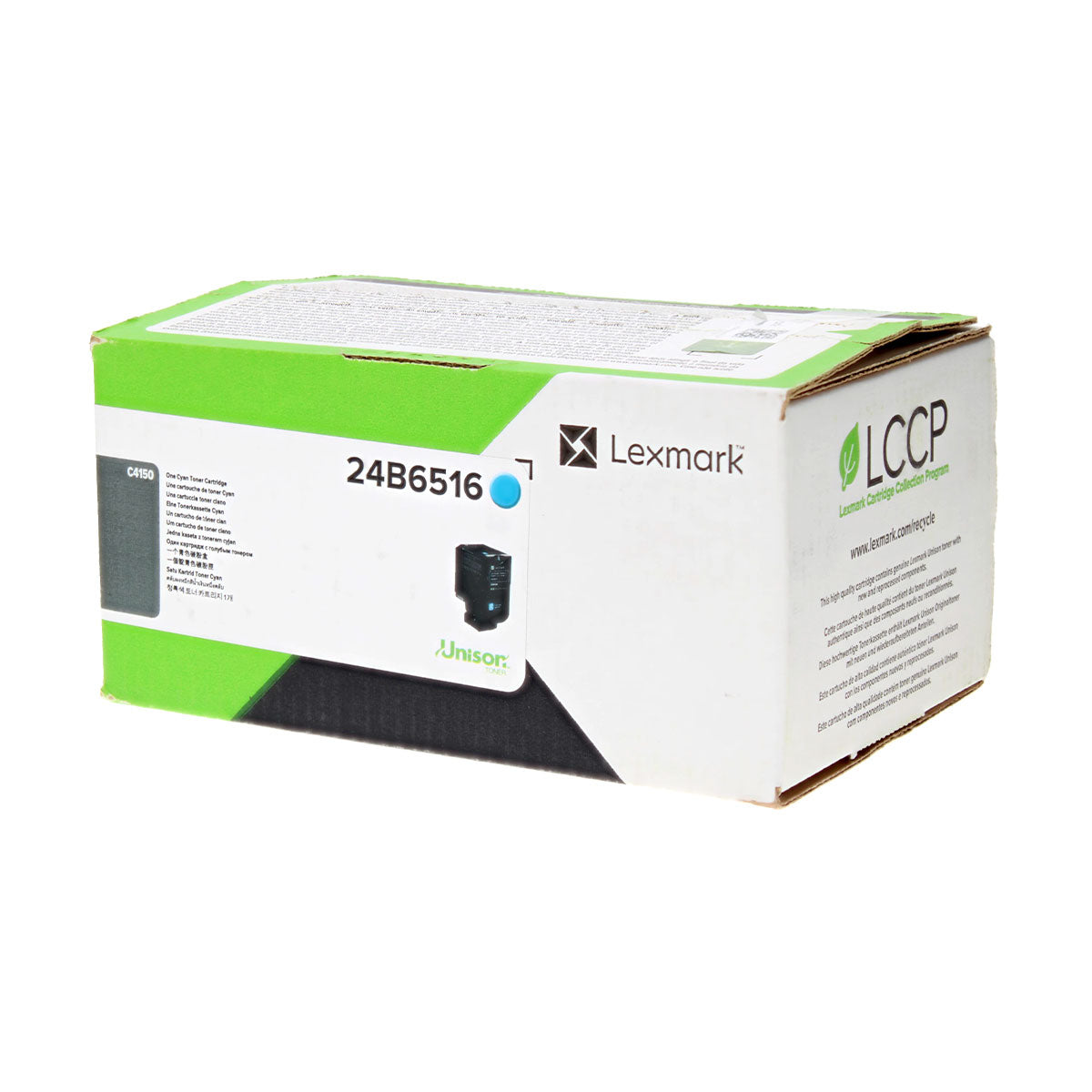 OEM Lexmark (24B6516) Toner Cartridge, Cyan, 10K Yield