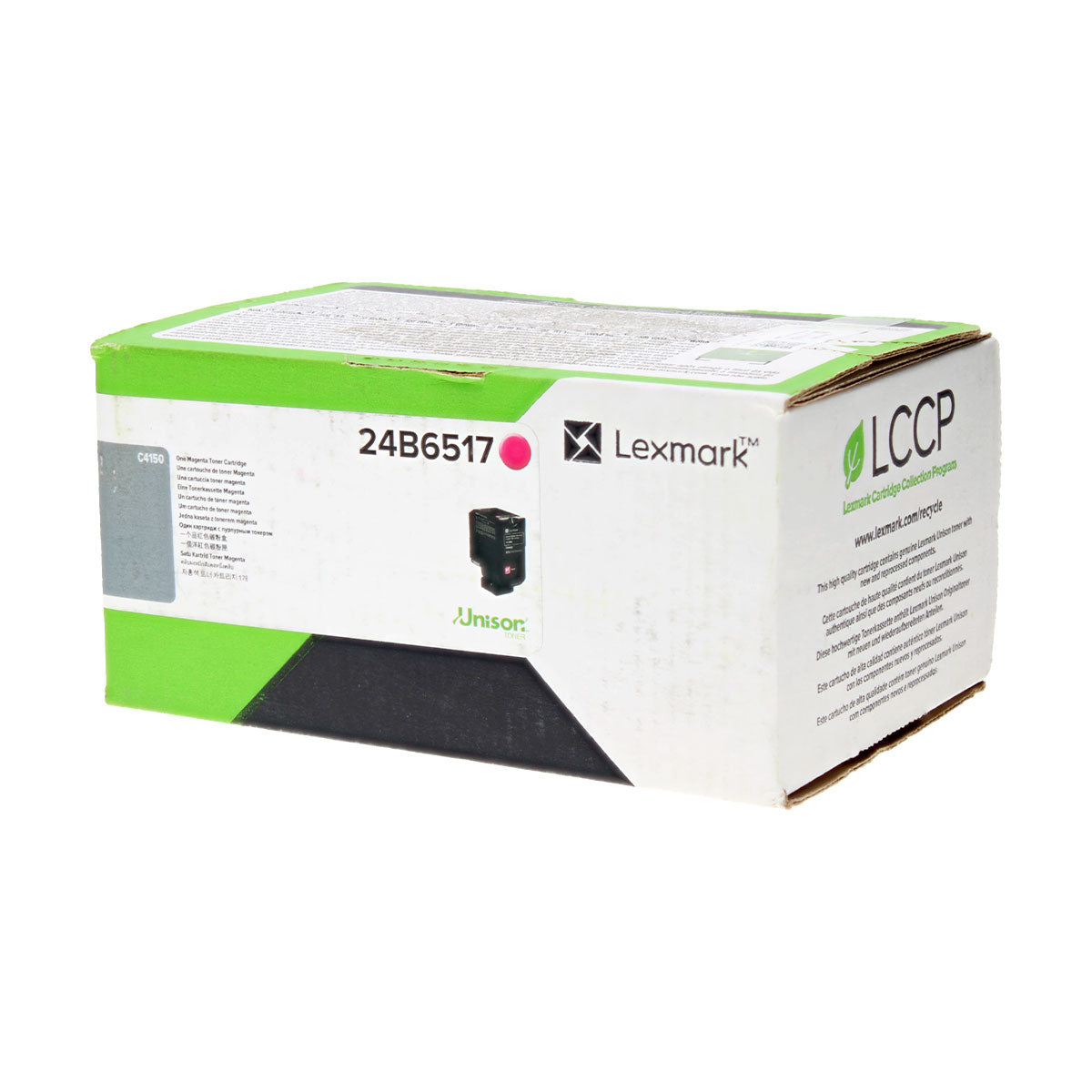 OEM Lexmark (24B6517) Toner Cartridge, Magenta, 10K Yield