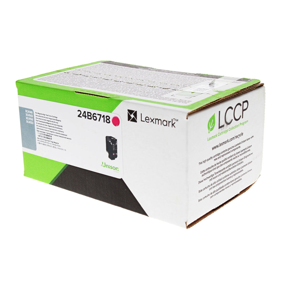 OEM Lexmark (24B6718) Toner Cartridge, Magenta, 13K Yield