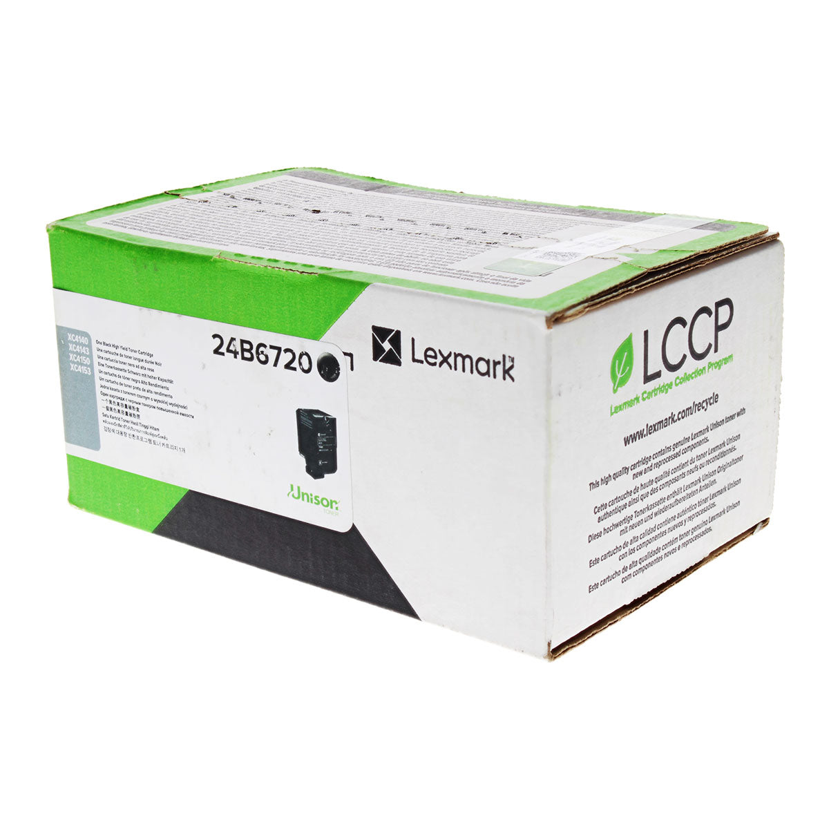 OEM Lexmark (24B6720) Toner Cartridge, Black, 20K Yield