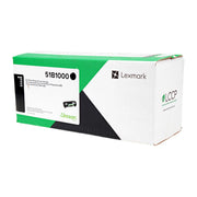 OEM Lexmark (51B1000) Toner Cartridge, Black, 2.5K Yield, Return Program