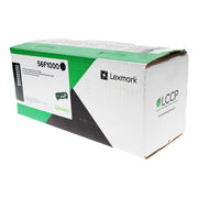 OEM Lexmark (56F1000) Toner Cartridge, Black, 6K Yield, Return Program