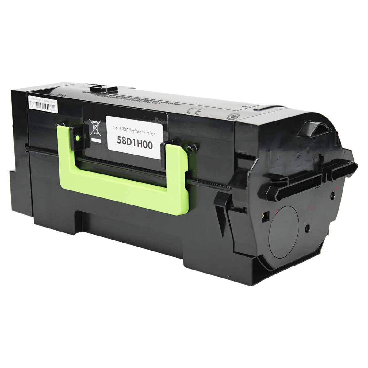OEM Lexmark 58 (58D1U00) Toner Cartridge, Black, 55K Ultra High Yield, Return Program