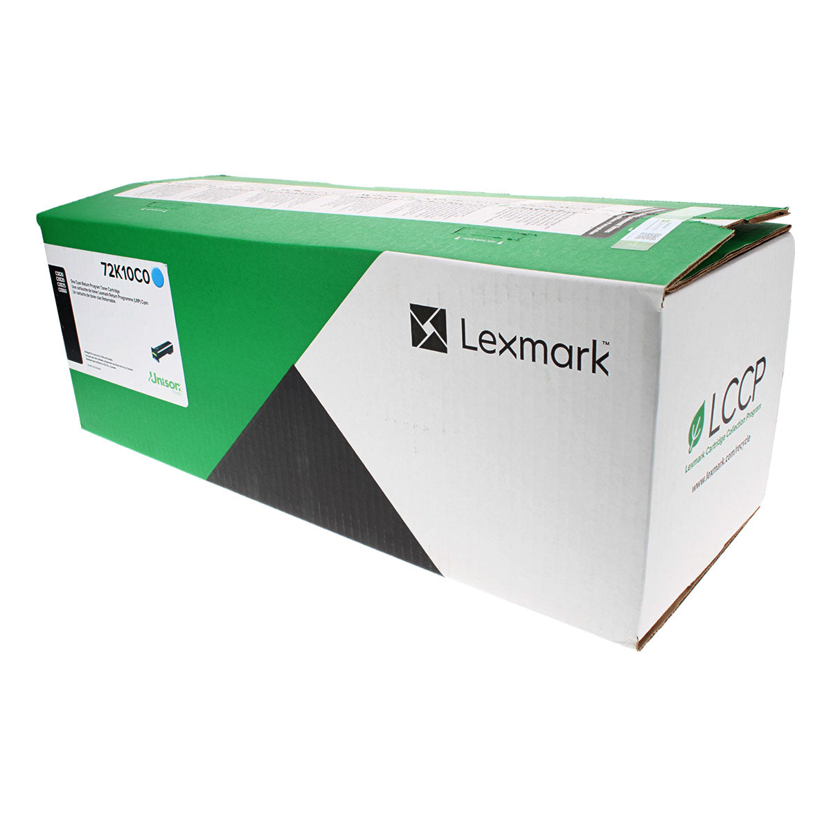 OEM Lexmark (72K10C0) Toner Cartridge, Cyan, 8K Yield, Return Program