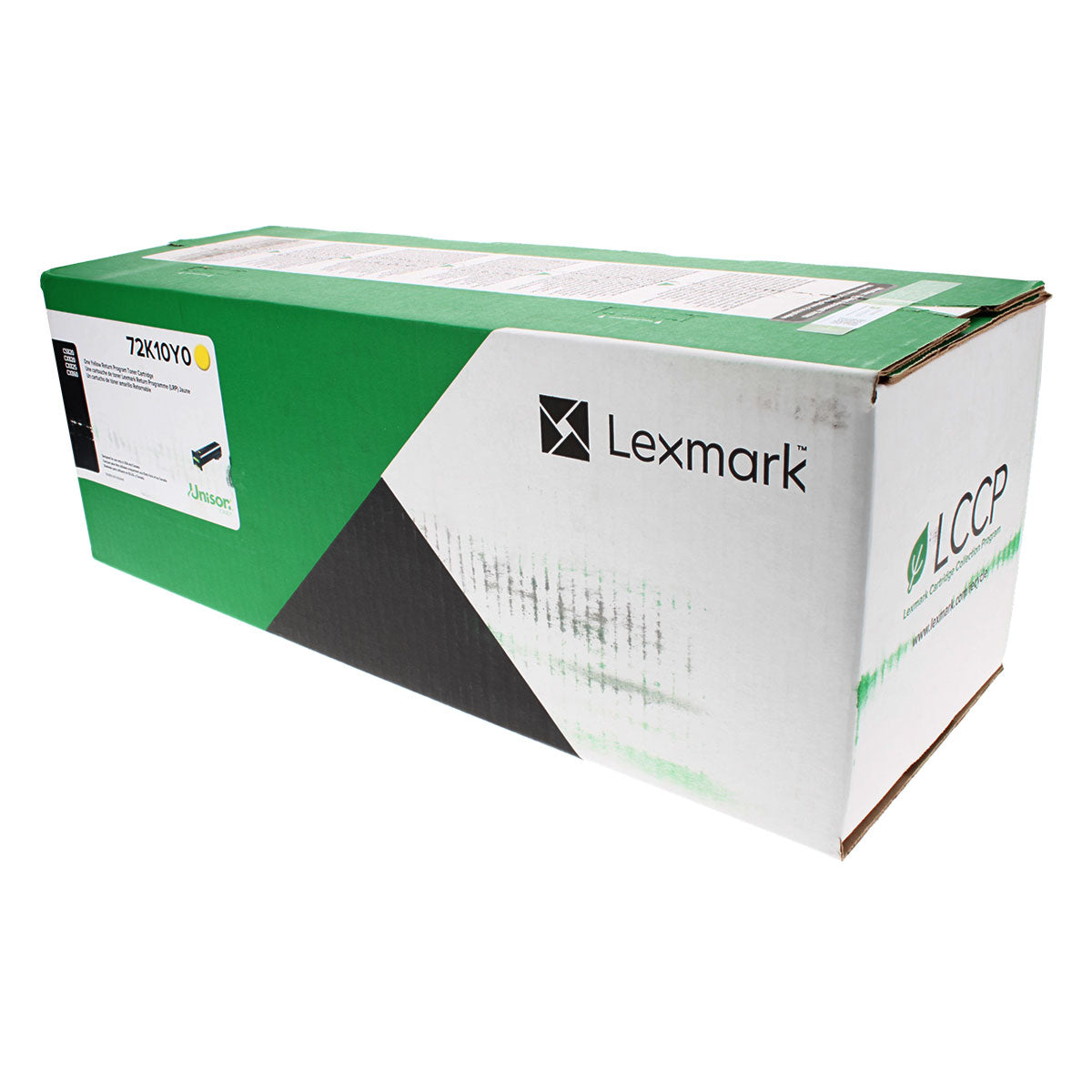 OEM Lexmark (72K10Y0) Toner Cartridge, Yellow, 8K Yield, Return Program