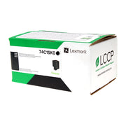 OEM Lexmark (74C1HK0) Toner Cartridge, Black, 20K High Yield, Return Program
