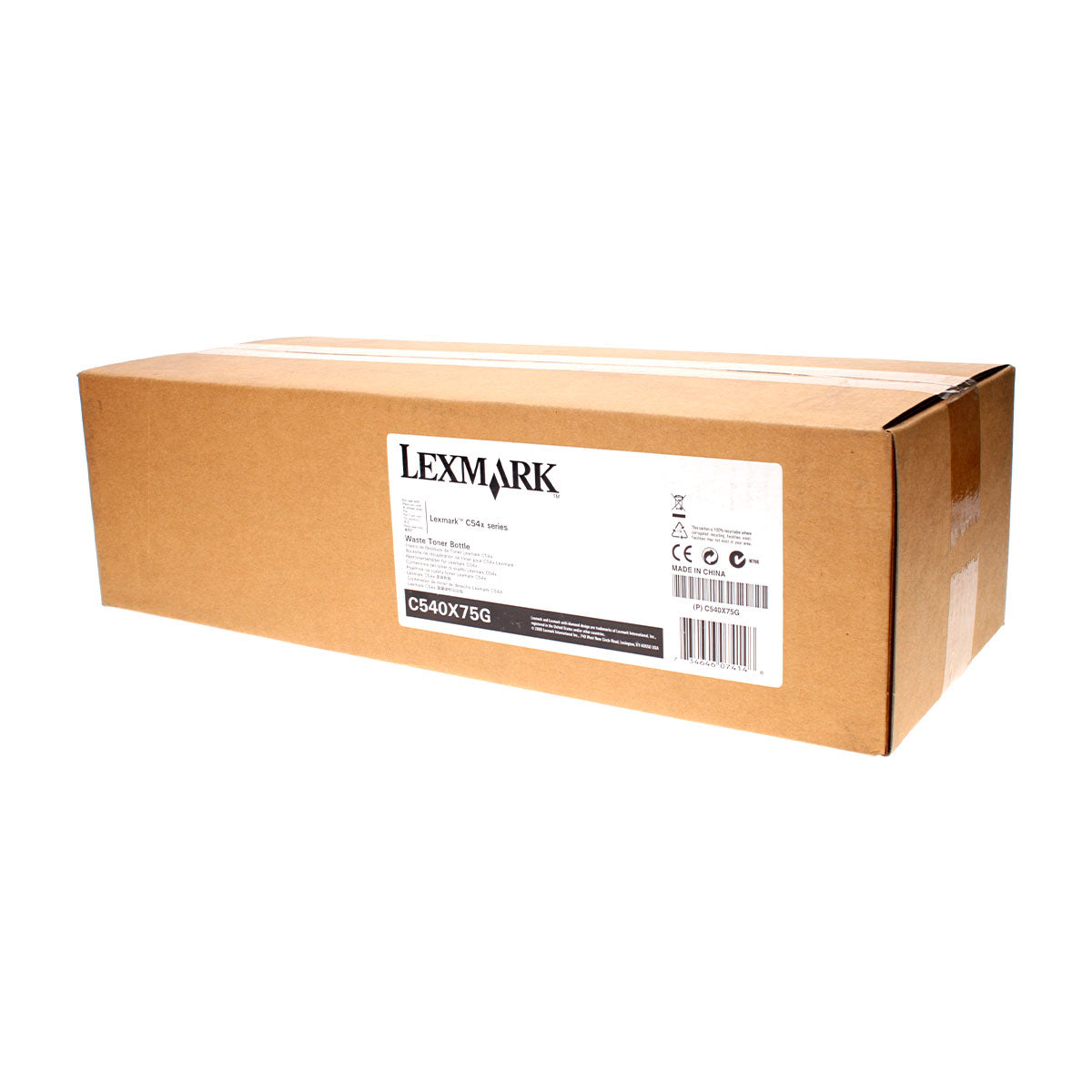OEM Lexmark (C540X75G) Waste Toner Container, Black, 36K Yield