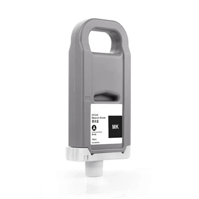 Reference photo: Canon PFI-2700MBK matte black 700ml. Supplier labels and packaging may vary.