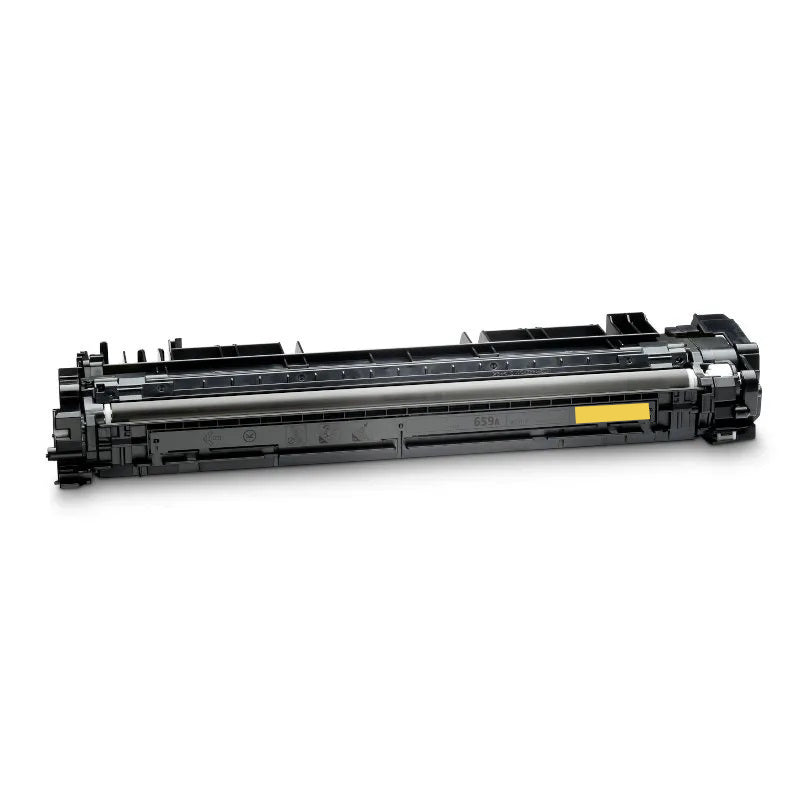 Reference photo: Remanufactured HP 659A (W2012A) Toner Cartridge, Yellow, 13K Yield, (New Chip). Supplier labels and packaging may vary.