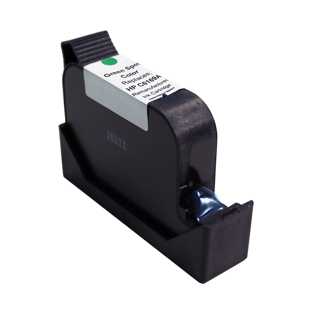 Reference photo: HP C6169A green spot-color ink. Supplier labels and packaging may vary.