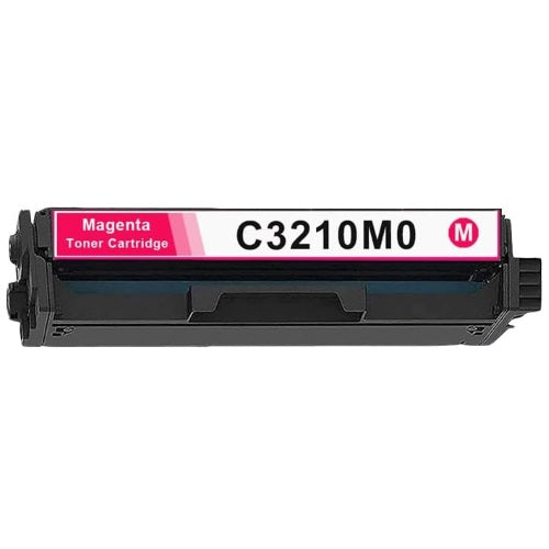 Reference photo: Lexmark C3210M0 magenta toner. Supplier labels and packaging may vary.