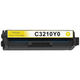 Reference photo: Lexmark C3210Y0 yellow toner. Supplier labels and packaging may vary.